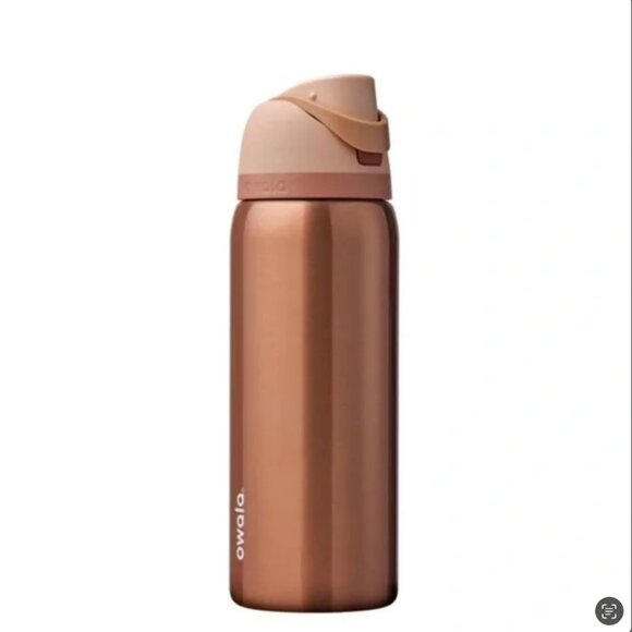 Owala Holiday Rose Gold Insulated Water Bottle 32 oz - Picture 3 of 3